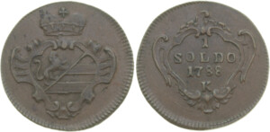 Josef II., ražba pro Gorici a Gradišku, 1765 - 1790