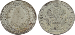František Lotrinský, 1745 - 1765 (posmrtní ražba z roku 1780)
