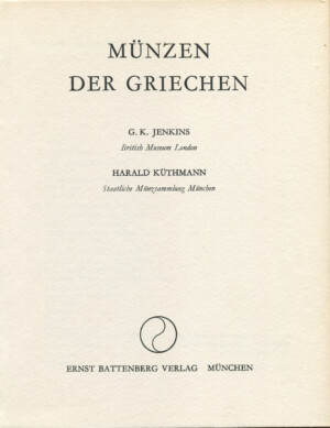 Münzen der Griechen, Jenkins G.K.
