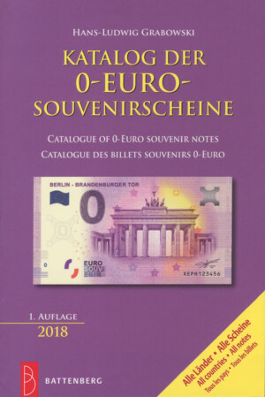 H.L. Grabowski: KATALOG DER 0-EURO-SOUVENIRSCHEINE