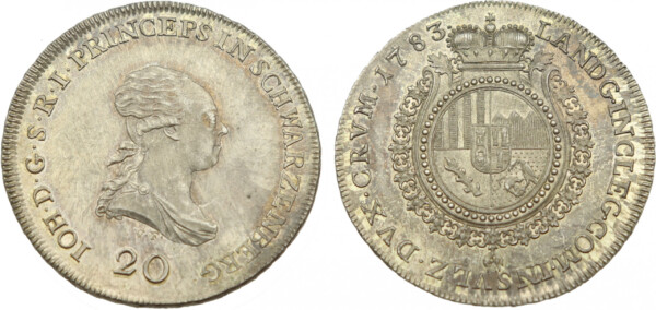 Johannes Schwarzenberg, jako kníže Krumlovský, 1782 - 1789
