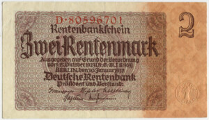 Německá platidla na československém území, 1938 - 1945