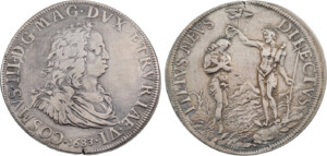 Itálie, Toskánsko, Cosimo III. de Medici, (1670 - 1723)
