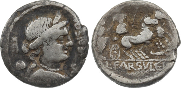 Římská republika - L. Farsuleius Mensor 75 AD